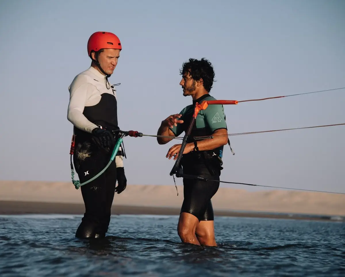 Private kitesurf lessons with Hawama Kiteboarding