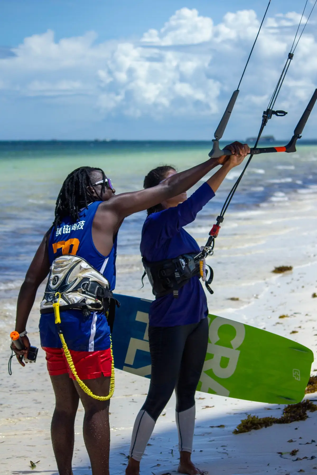 Control bar with Kite Adventures Watamu