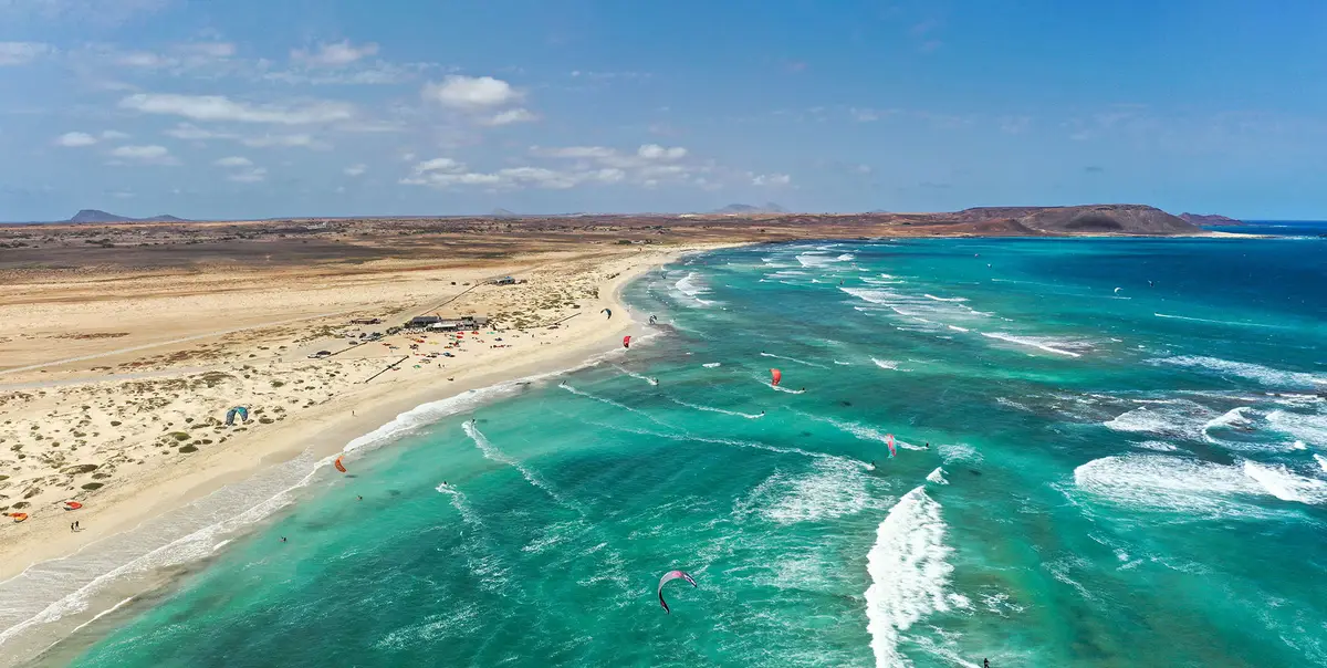 Beginner kitesurf lessons for two with Kite Beach Cabo Verde - Water Sports Center