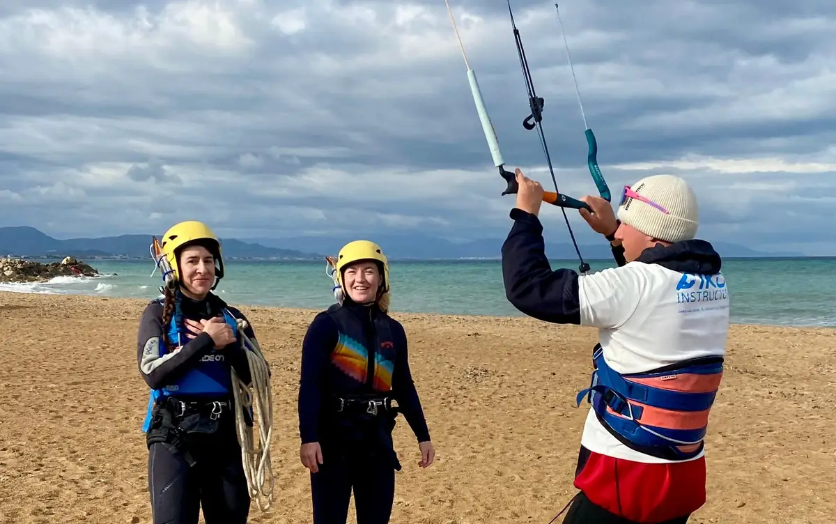Wing foil Progress lesson with KS Kitesurf Wingfoil Center