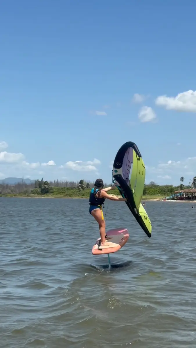 Private wing foil lesson with Ventola Wingfoil School